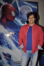 Vivek Oberoi at Spiderman screening for kids with cancer in NFDC, Mumbai on 12th May 2014